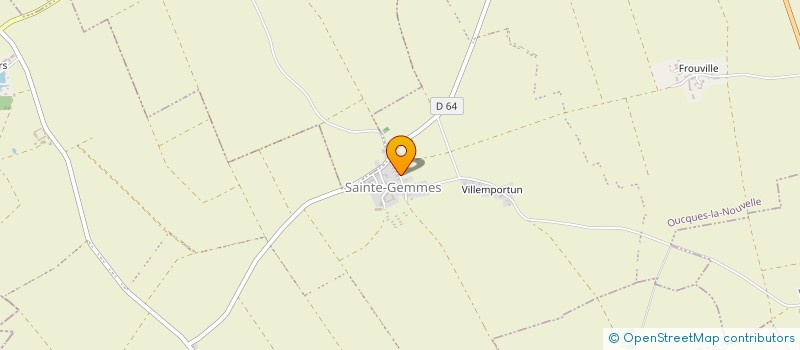 localisation de l'entreprise MONSIEUR LAURENT BRUERE  OUCQUES LA NOUVELLE