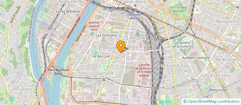 localisation de l'entreprise MONSIEUR LAURENT BRUILLOT  LYON