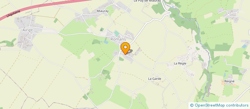 localisation de l'entreprise MONSIEUR LAURENT BRUN à ROMANS