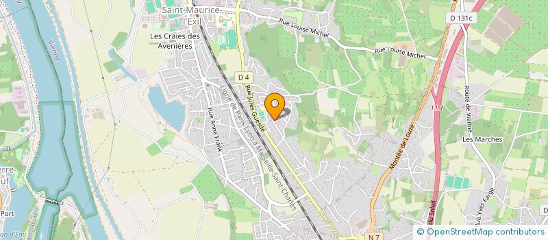 localisation de l'entreprise MONSIEUR LAURENT BRUN  SAINT-MAURICE-L'EXIL