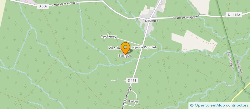 localisation de l'entreprise MONSIEUR LAURENT BRUN-LAFFERRERE  SAINT-MAGNE