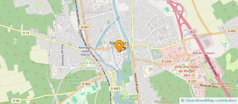 localisation de l'entreprise MONSIEUR LAURENT BRUNEL à NEMOURS