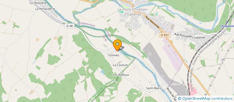 localisation de l'entreprise MONSIEUR LAURENT BRUNET à THENAY