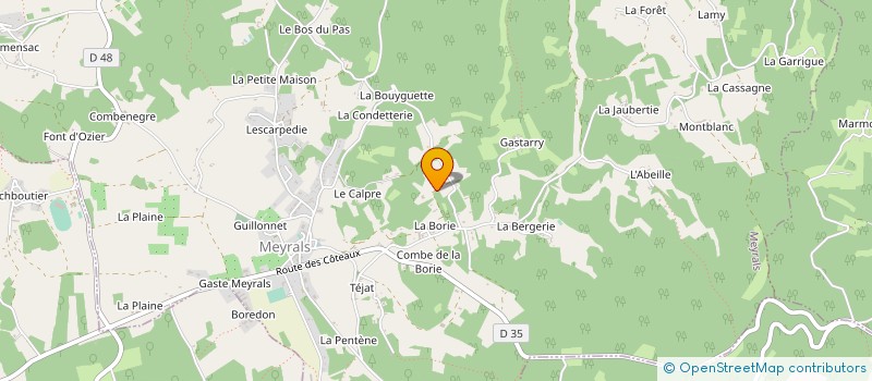 localisation de l'entreprise MONSIEUR LAURENT BRUNET à SAINT-CYPRIEN