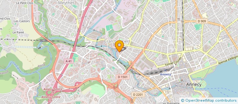 localisation de l'entreprise MONSIEUR LAURENT BRUNETEAU à ANNECY