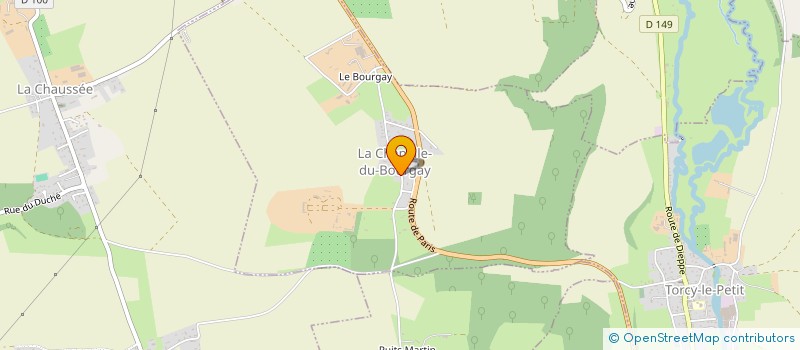 localisation de l'entreprise MONSIEUR LAURENT BRYEUX  LA CHAPELLE-DU-BOURGAY