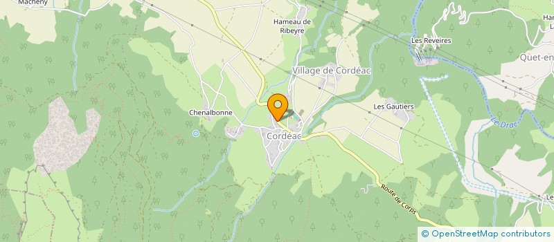 localisation de l'entreprise MONSIEUR LAURENT BUCH à CHATEL-EN-TRIEVES
