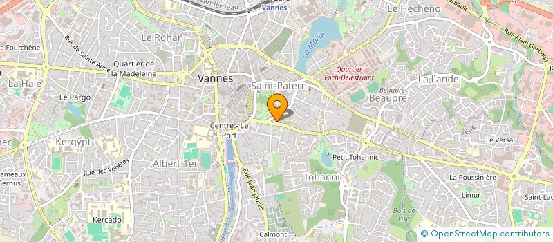 localisation de l'entreprise MONSIEUR LAURENT BUGUET à VANNES
