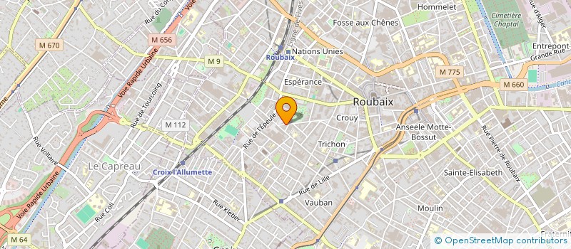 localisation de l'entreprise MONSIEUR LAURENT BUISSET  ROUBAIX