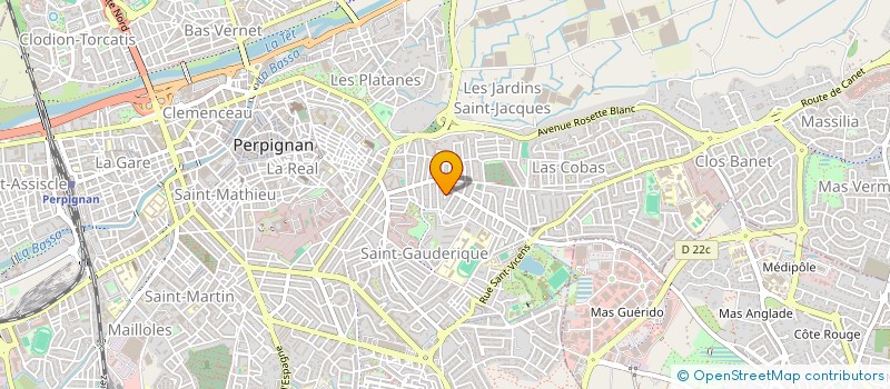 localisation de l'entreprise MONSIEUR LAURENT BUJADOUX  PERPIGNAN