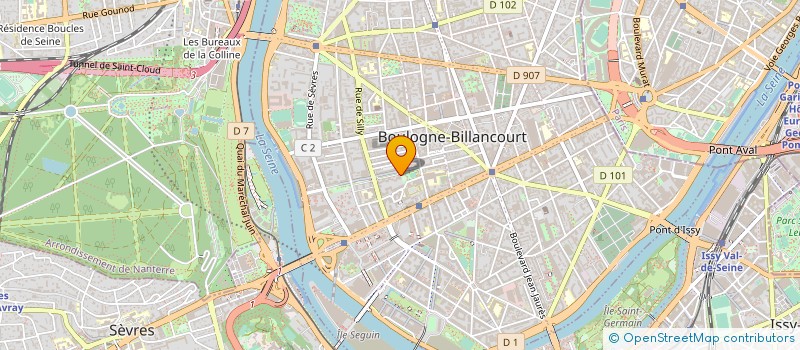 localisation de l'entreprise MONSIEUR LAURENT BUNEL à BOULOGNE-BILLANCOURT