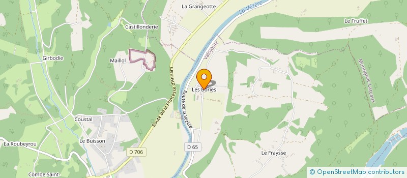 localisation de l'entreprise MONSIEUR LAURENT BUQUET à VALOJOULX