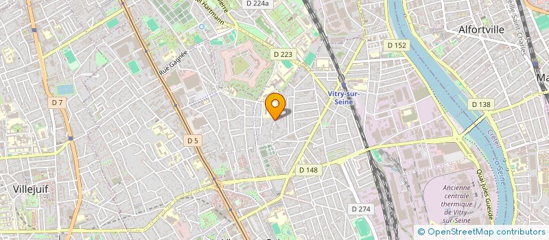 localisation de l'entreprise MONSIEUR LAURENT BURGALAT à VITRY-SUR-SEINE