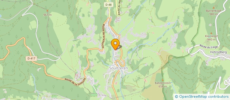 localisation de l'entreprise MONSIEUR LAURENT BURGER  SOULTZEREN