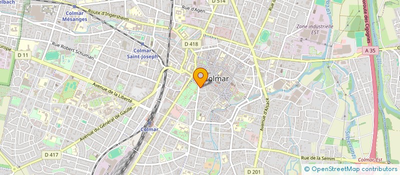 localisation de l'entreprise MONSIEUR LAURENT BURGHARD  COLMAR