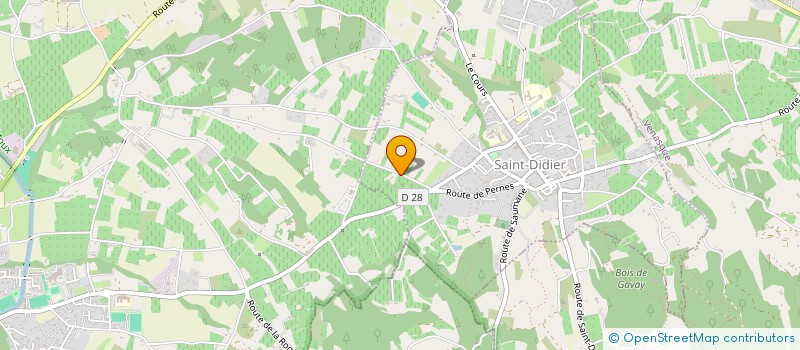 localisation de l'entreprise MONSIEUR LAURENT BURIN DES ROZIERS  SAINT-DIDIER