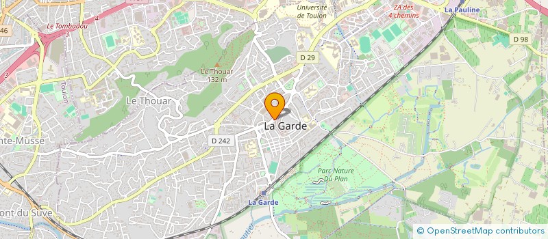 localisation de l'entreprise MONSIEUR LAURENT BUSI  LA GARDE