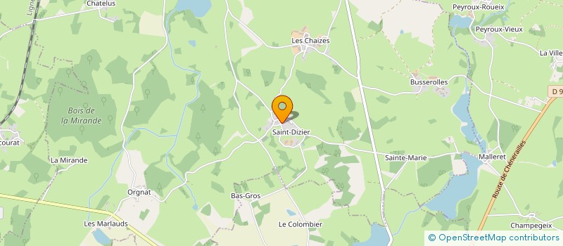 localisation de l'entreprise MONSIEUR LAURENT BUSSIERE à SAINT-LOUP