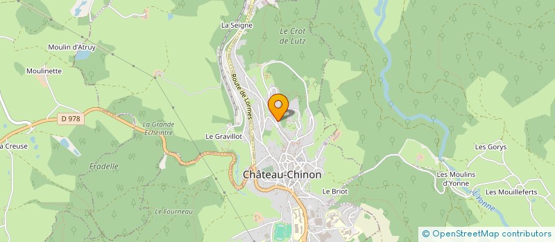 localisation de l'entreprise MONSIEUR LAURENT BUTEAU à CHATEAU-CHINON CAMPAGNE