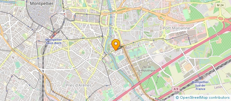 localisation de l'entreprise MONSIEUR LAURENT BUTEL à MONTPELLIER