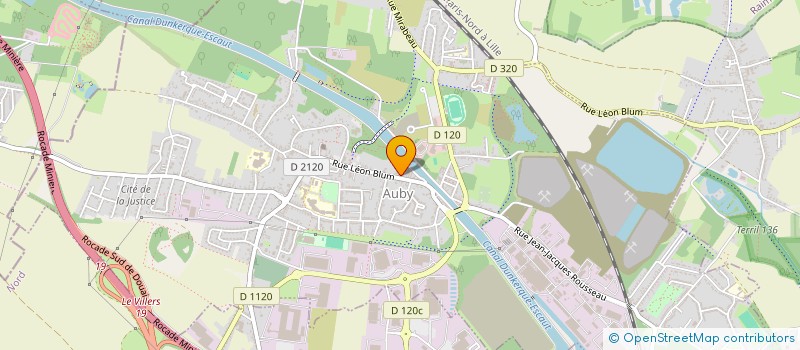 localisation de l'entreprise MONSIEUR LAURENT BUTRUILLE  AUBY