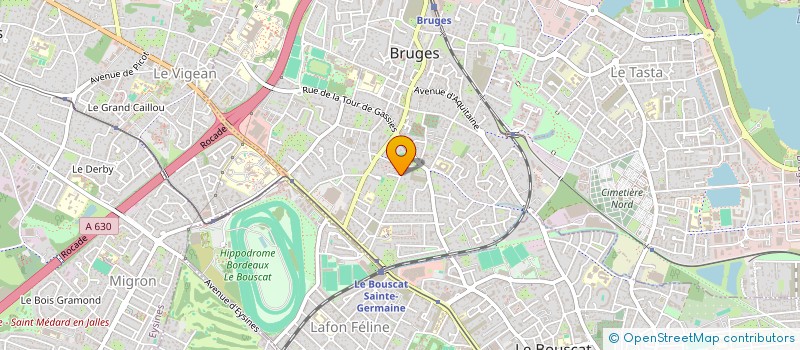 localisation de l'entreprise MONSIEUR LAURENT BUZY-DEBAT  BRUGES