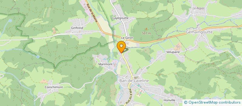 localisation de l'entreprise MONSIEUR LAURENT CABALION  BAN-DE-LAVELINE