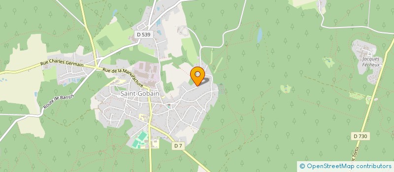 localisation de l'entreprise MONSIEUR LAURENT CABALLERO  SAINT-GOBAIN