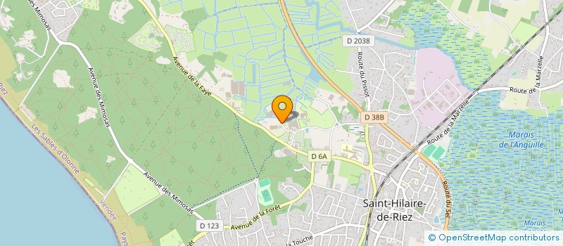 localisation de l'entreprise MONSIEUR LAURENT CABART à SAINT-HILAIRE-DE-RIEZ