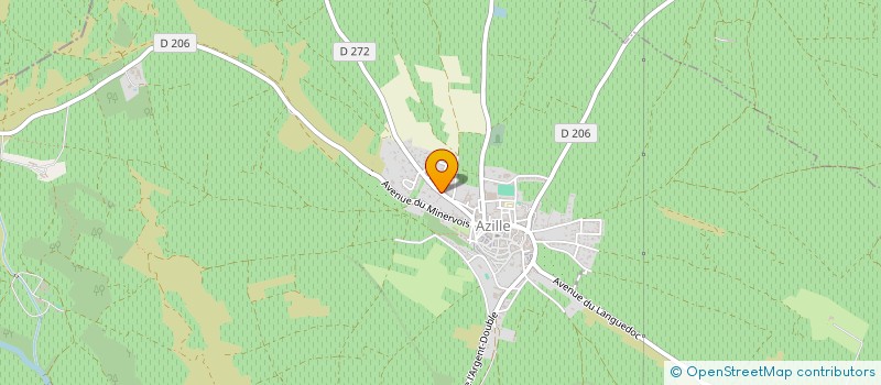 localisation de l'entreprise MONSIEUR LAURENT CABRERA  AZILLE