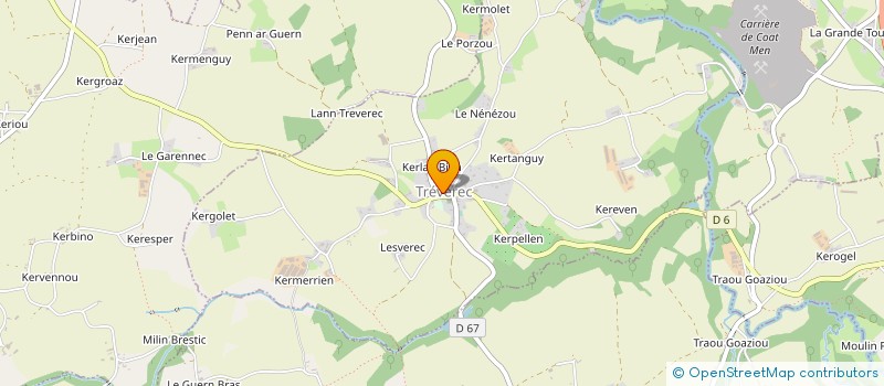 localisation de l'entreprise MONSIEUR LAURENT CACHEUX  GOMMENEC'H