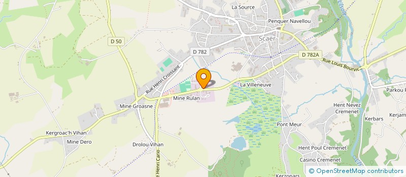 localisation de l'entreprise MONSIEUR LAURENT CADIC  SCAER