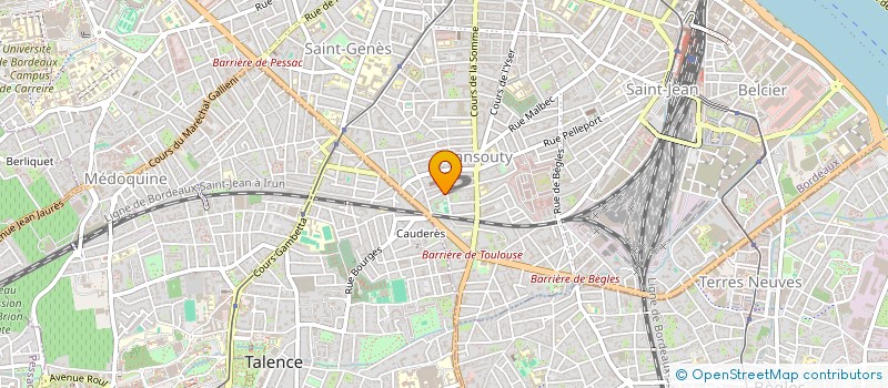 localisation de l'entreprise MONSIEUR LAURENT CADILHON  BORDEAUX