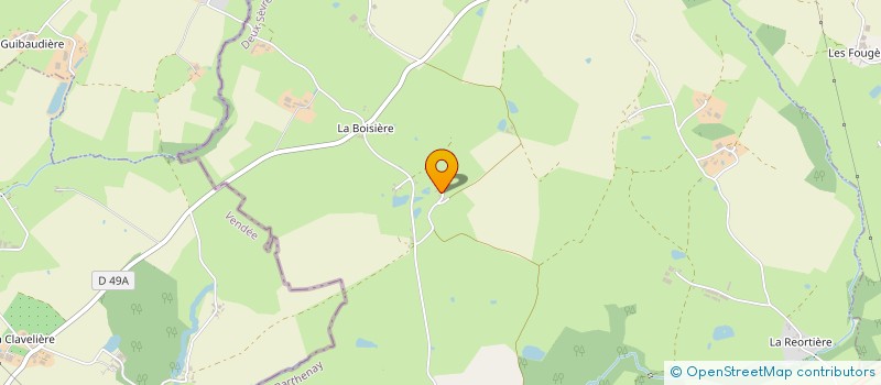 localisation de l'entreprise MONSIEUR LAURENT CAIL  LE BUSSEAU