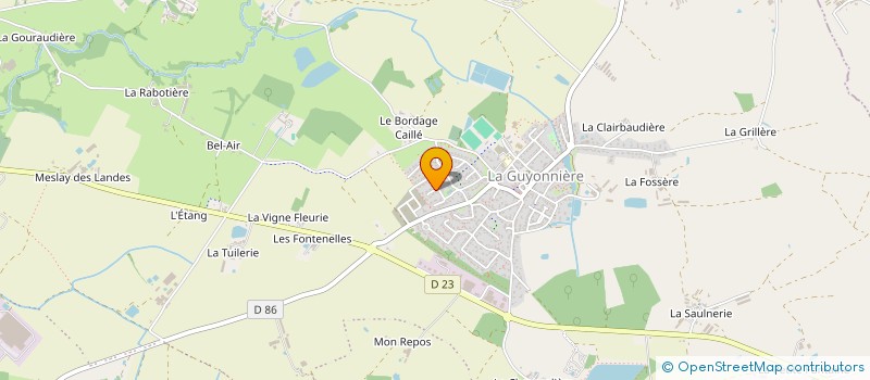 localisation de l'entreprise MONSIEUR LAURENT CAILLE à MONTAIGU-VENDEE