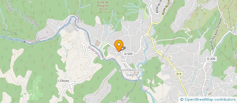 localisation de l'entreprise MONSIEUR LAURENT CAILLIERET  AURIBEAU-SUR-SIAGNE