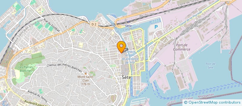 localisation de l'entreprise MONSIEUR LAURENT CAILLON  SETE