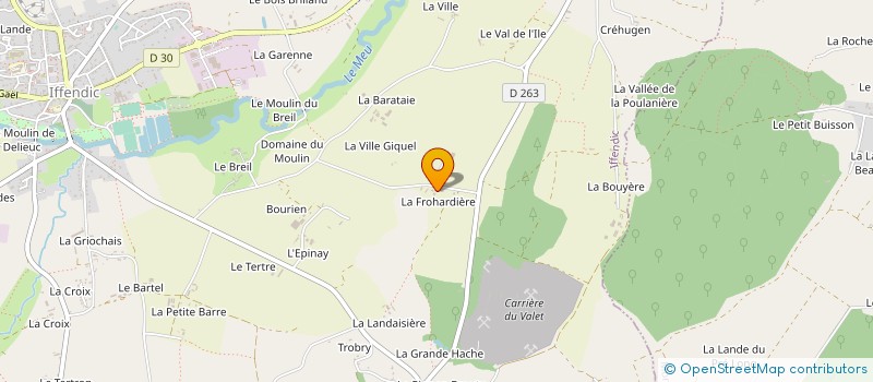 localisation de l'entreprise MONSIEUR LAURENT CAINGNARD  IFFENDIC