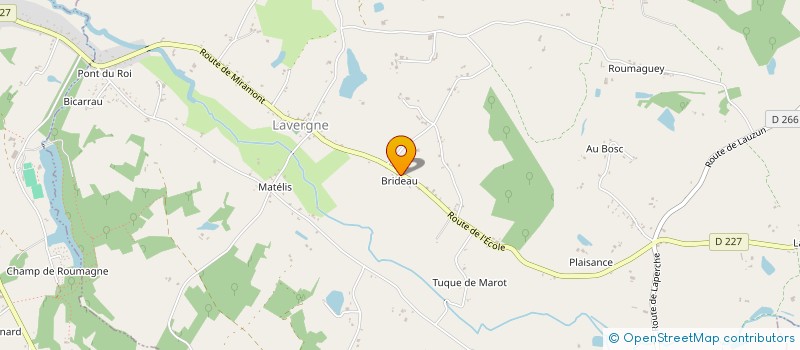 localisation de l'entreprise MONSIEUR LAURENT CALZETTA  LAVERGNE