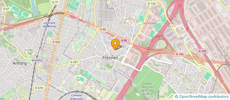 localisation de l'entreprise MONSIEUR LAURENT CAMACHO  FRESNES