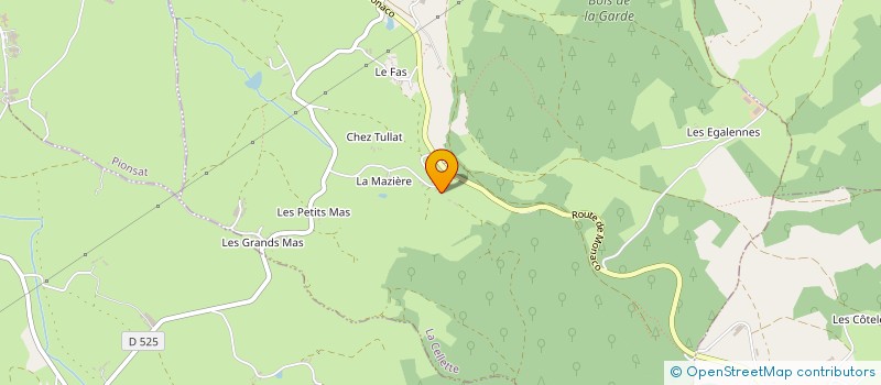 localisation de l'entreprise MONSIEUR LAURENT CAMPOS-HUGUENEY  PIONSAT