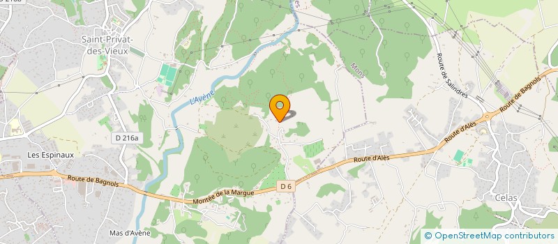 localisation de l'entreprise MONSIEUR LAURENT CAMUS  SAINT-PRIVAT-DES-VIEUX