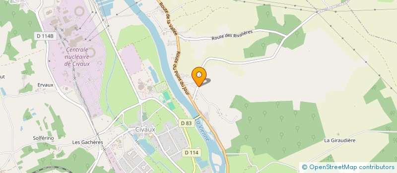 localisation de l'entreprise MONSIEUR LAURENT CAMUS  CIVAUX