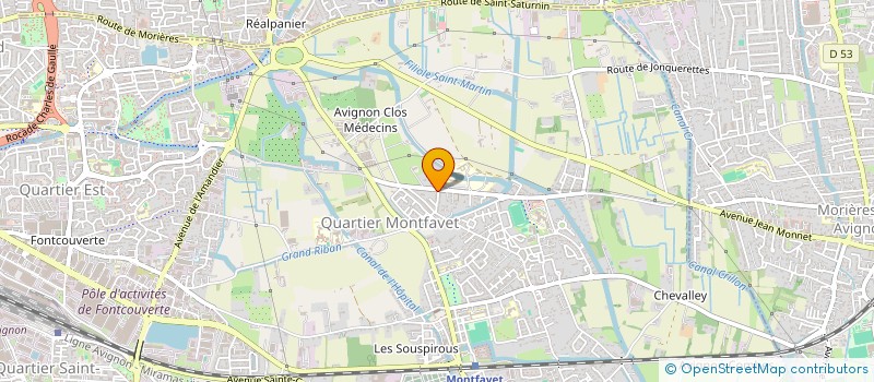 localisation de l'entreprise MONSIEUR LAURENT CANET  MORIERES-LES-AVIGNON