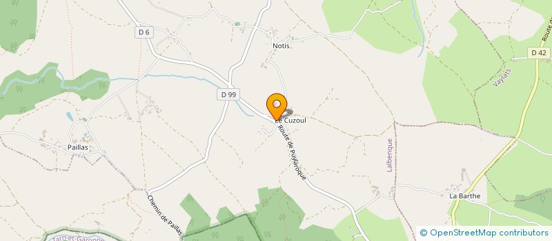 localisation de l'entreprise MONSIEUR LAURENT CANGELOSI  LALBENQUE