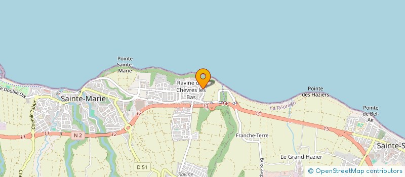 localisation de l'entreprise MONSIEUR LAURENT CANNEHAN  SAINTE-MARIE