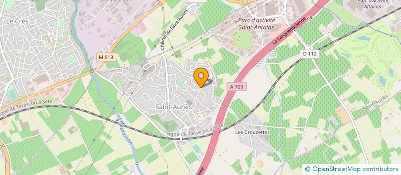 localisation de l'entreprise MONSIEUR LAURENT CANTAREL à SAINT-AUNES