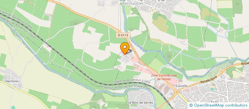 localisation de l'entreprise MONSIEUR LAURENT CANTIE à CARCASSONNE