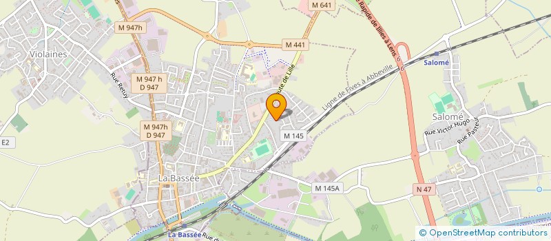 localisation de l'entreprise MONSIEUR LAURENT CAPET  LA BASSEE