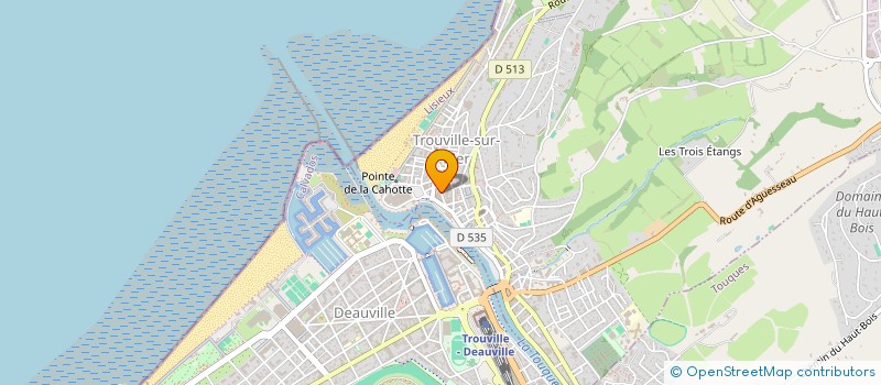 localisation de l'entreprise MONSIEUR LAURENT CAPITAINE à TROUVILLE-SUR-MER